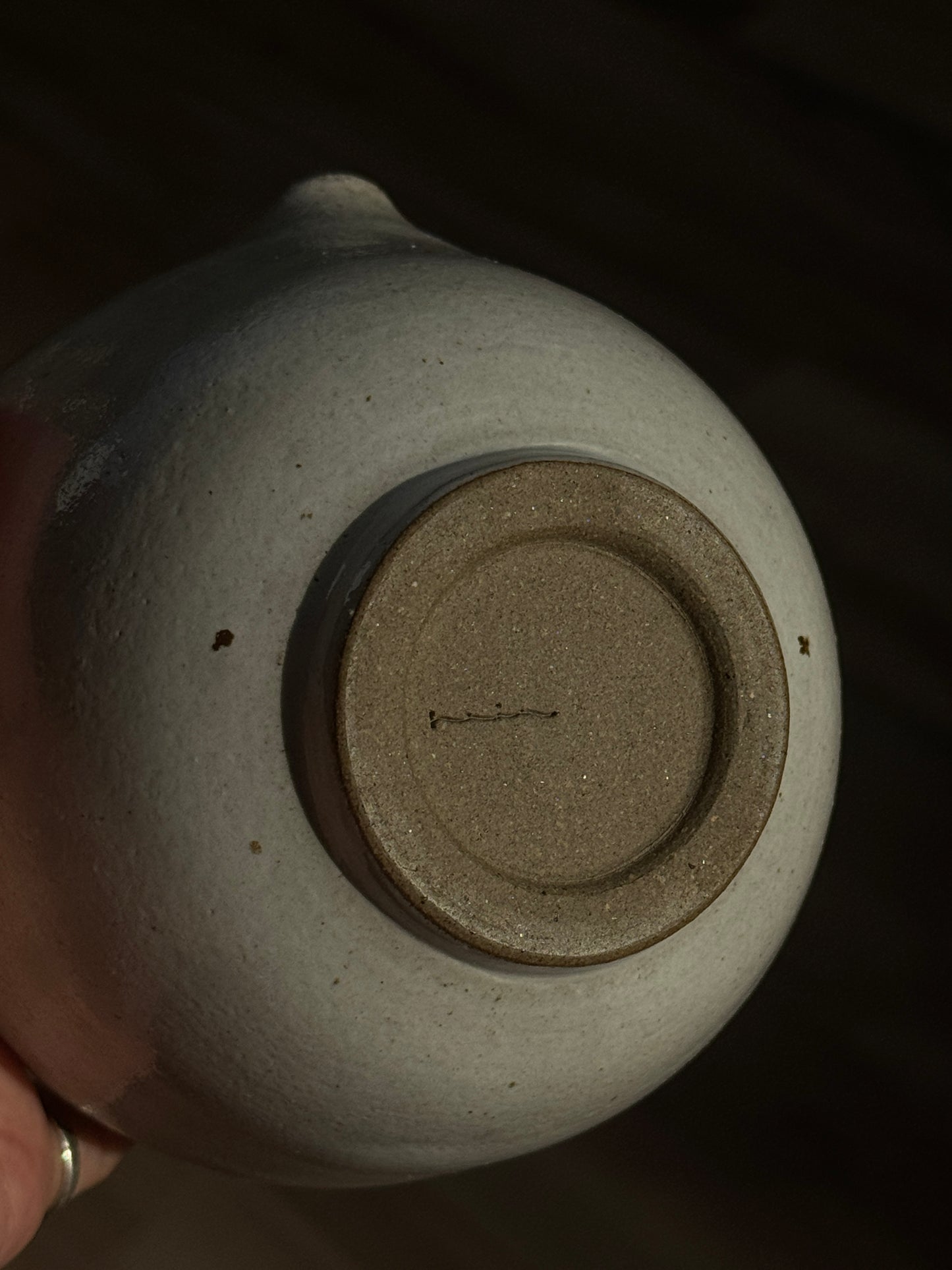 漠 CHAWAN | spouted matcha bowl set in glossy white