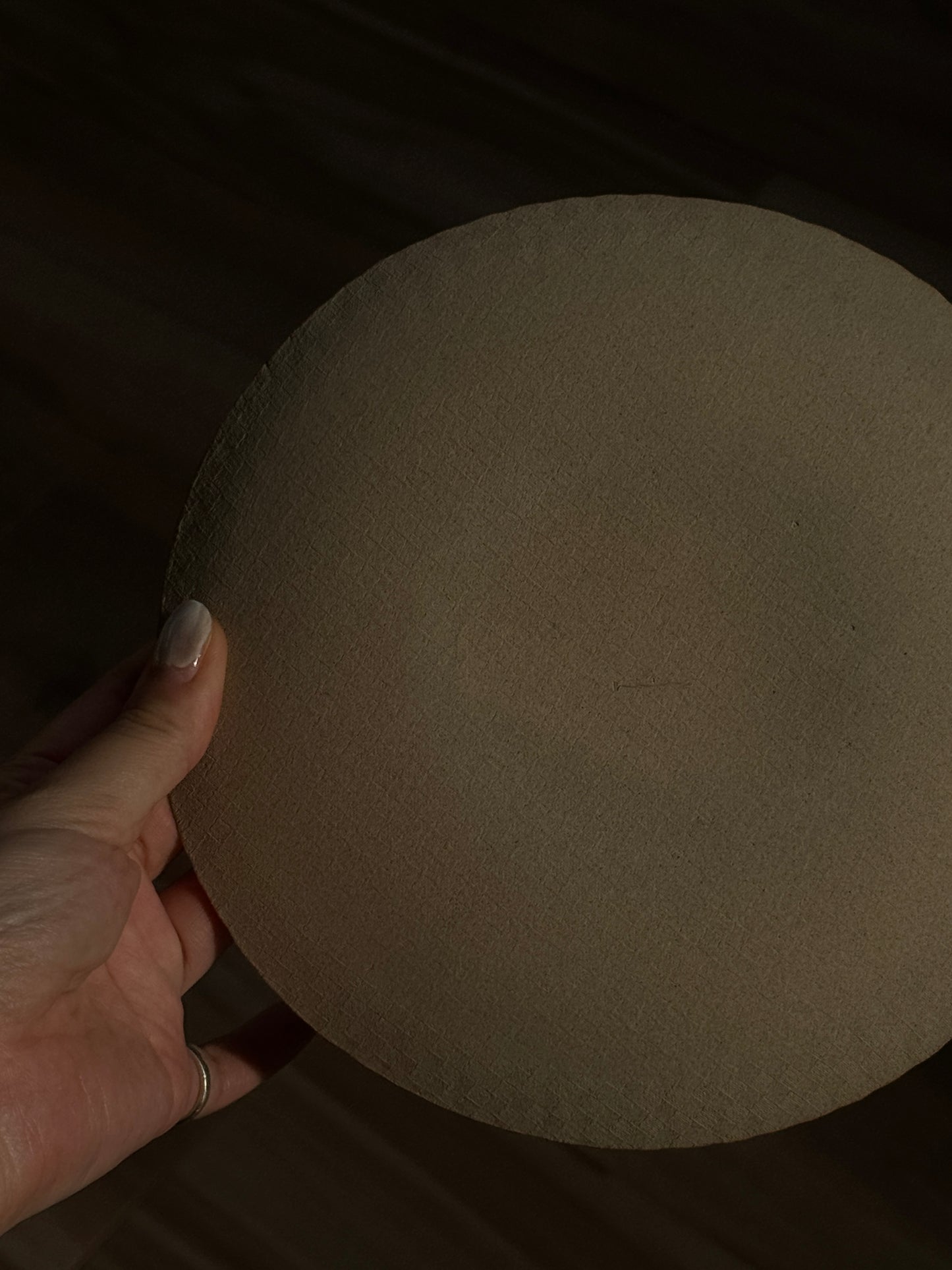 涟 PLATE | hand pinched plate