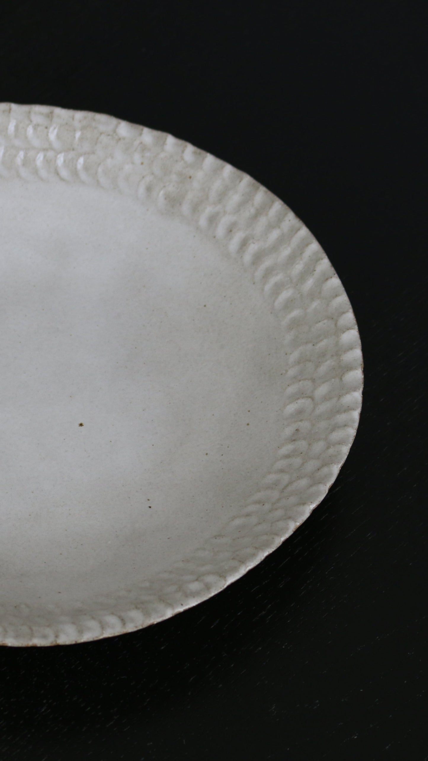 涟 PLATE | hand pinched plate
