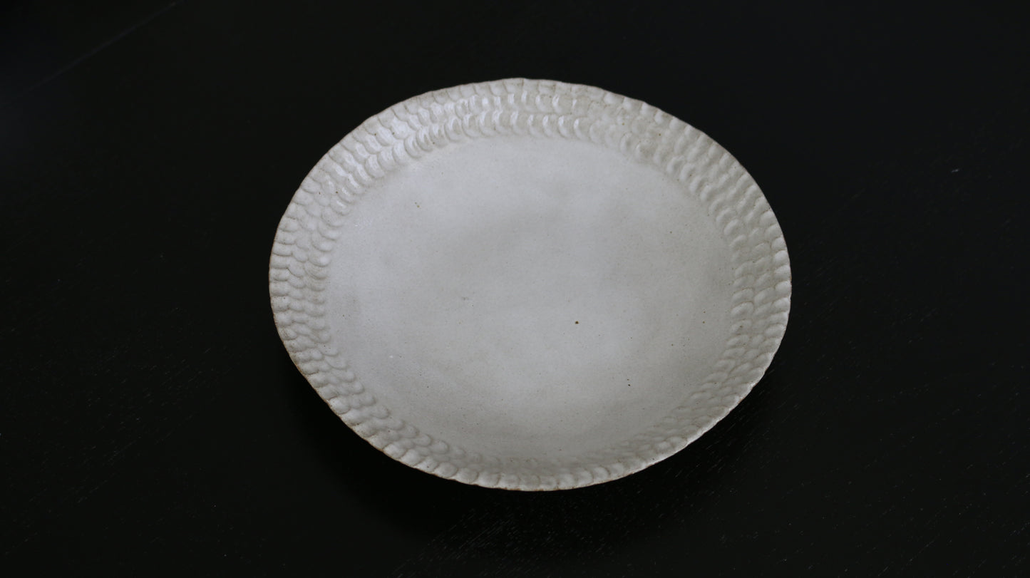 涟 PLATE | hand pinched plate