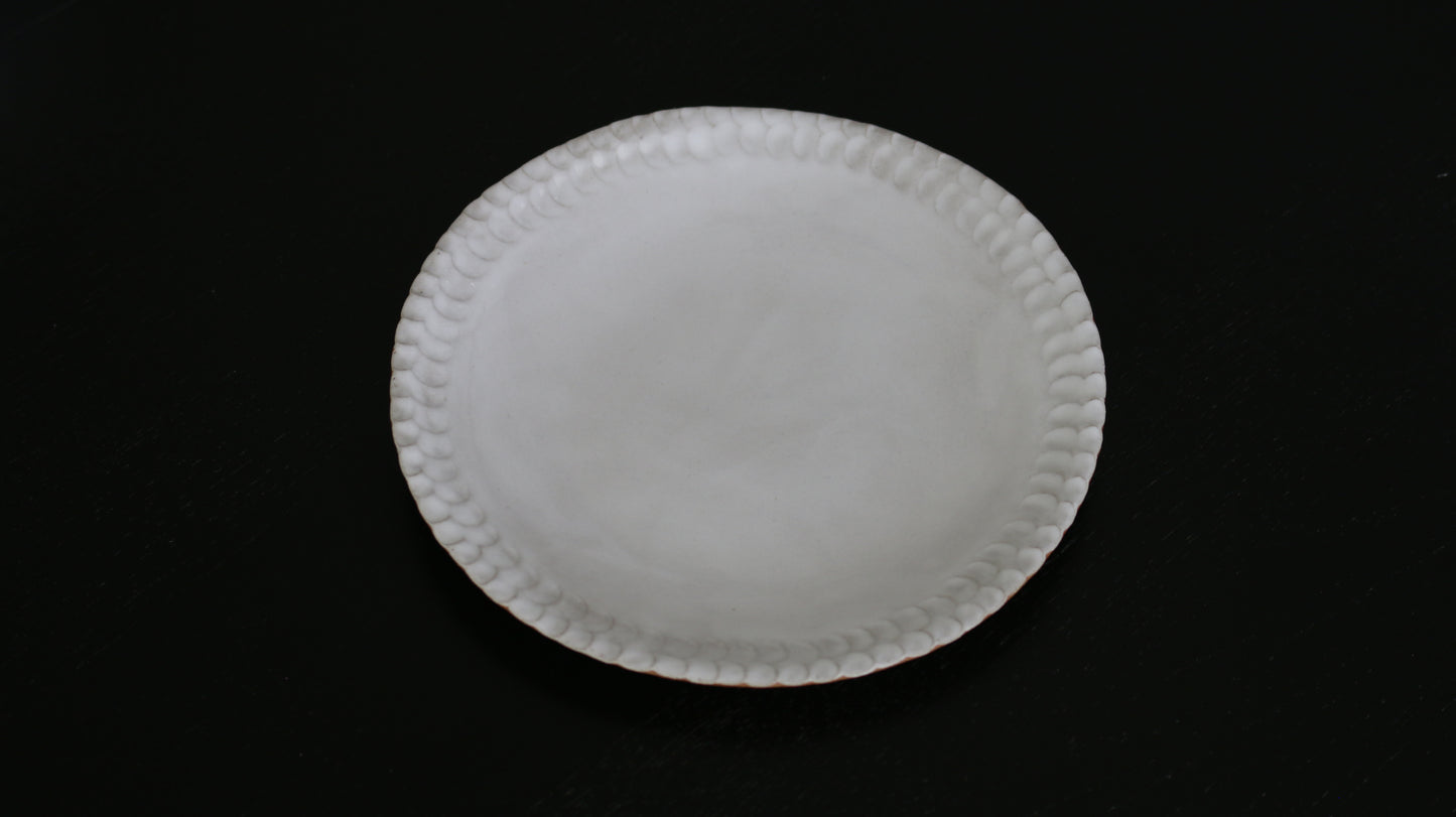 涟 PLATE | hand pinched plate