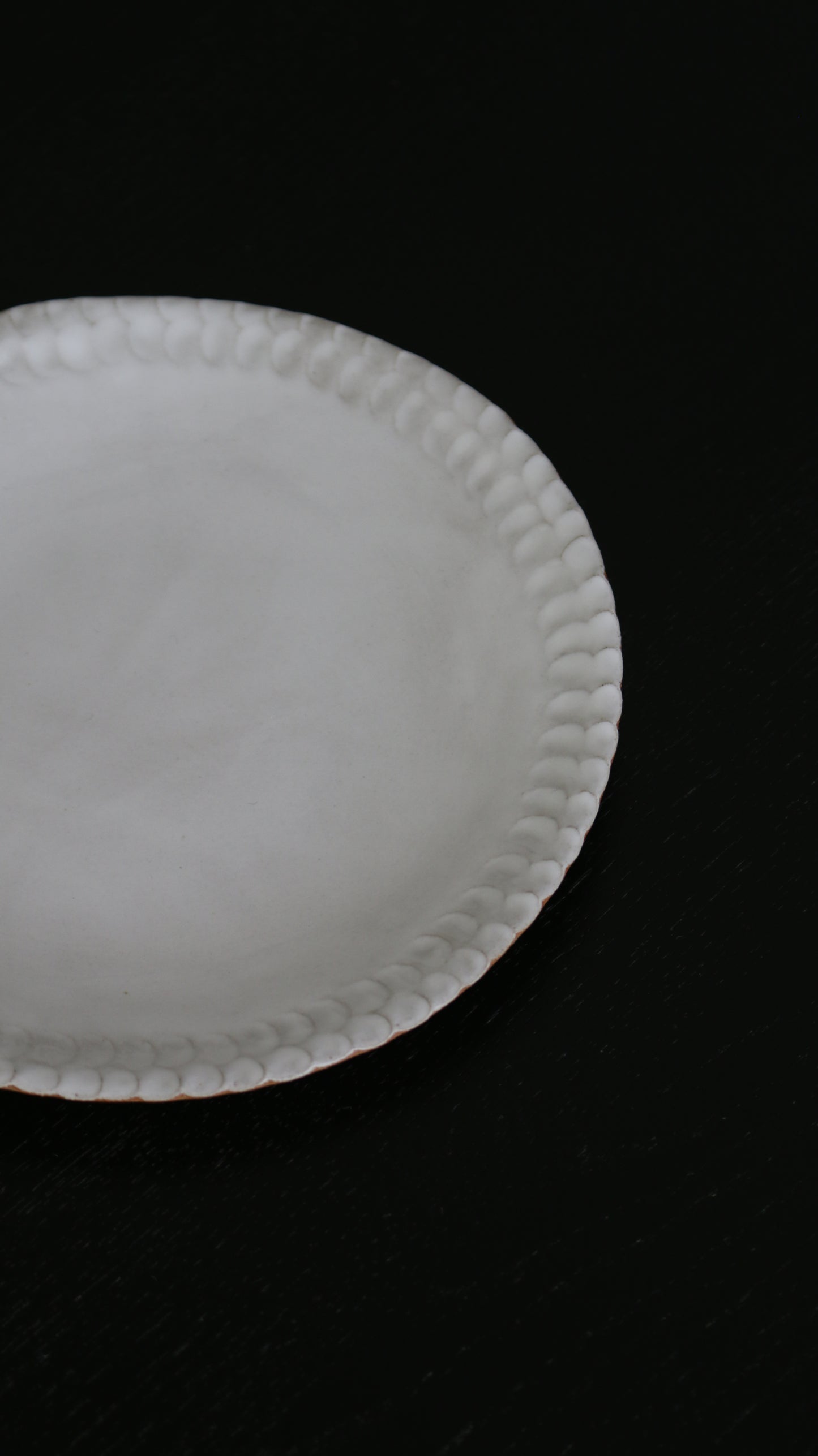 涟 PLATE | hand pinched plate
