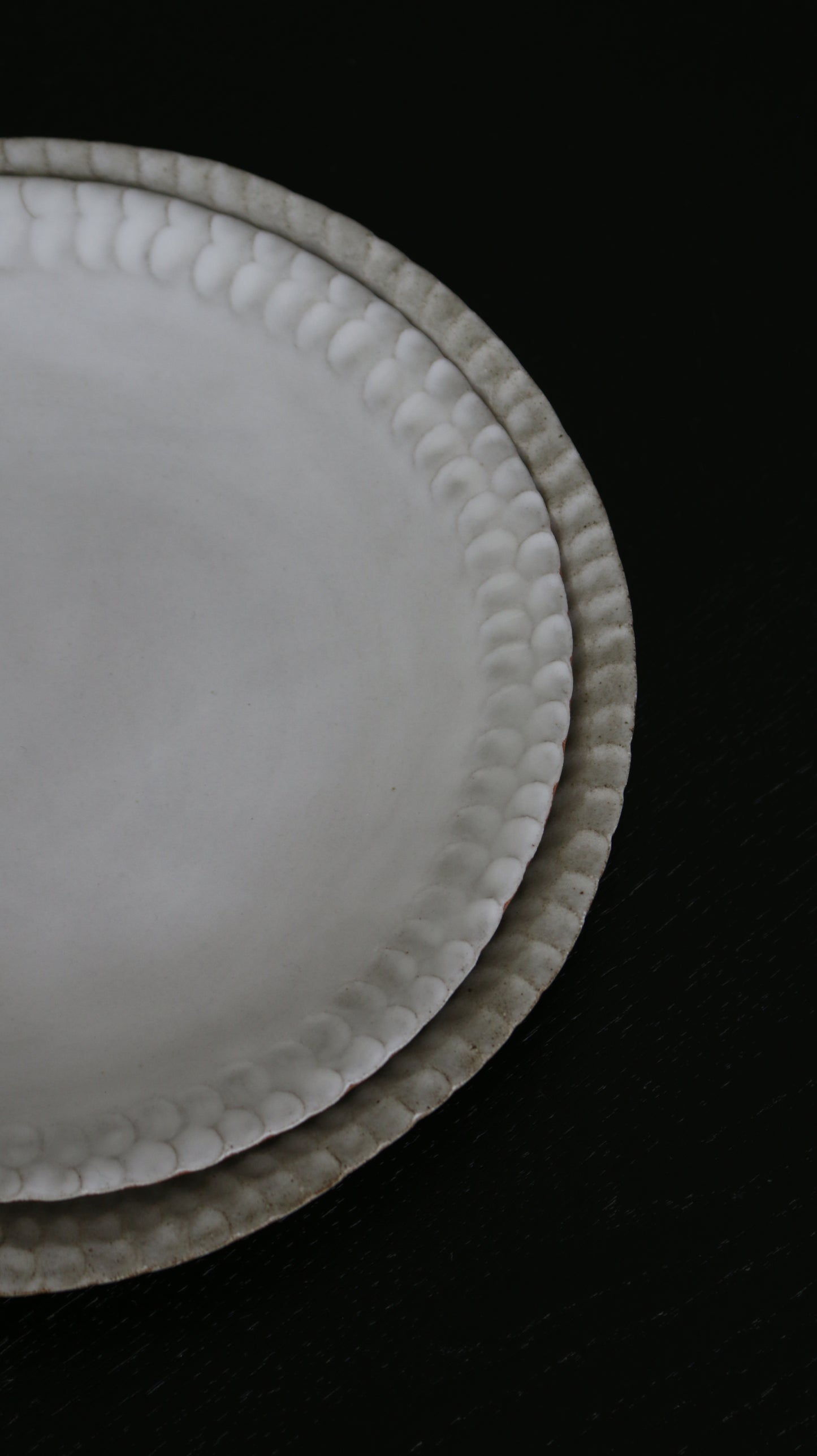 涟 PLATE | hand pinched plate