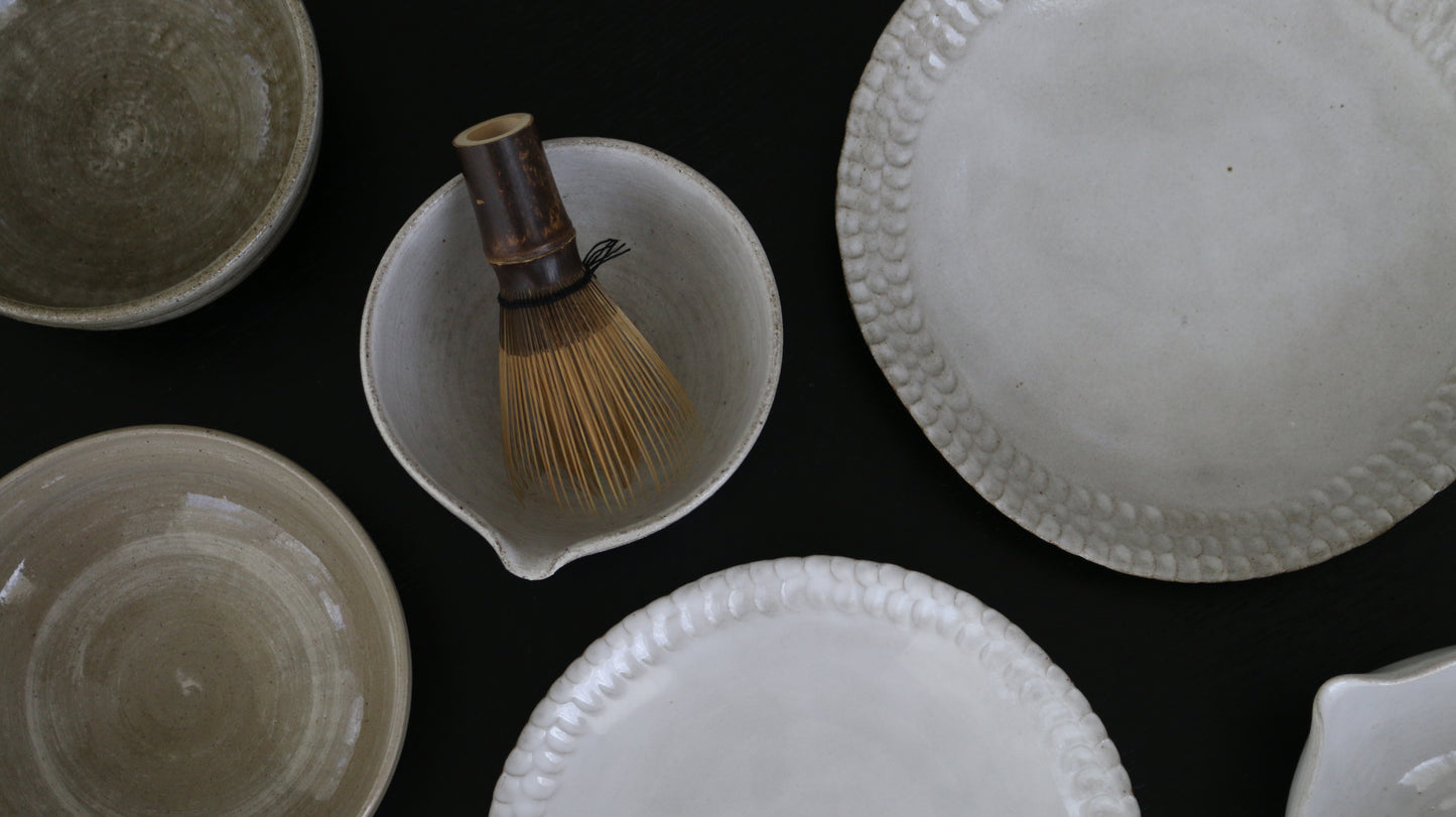 涟 PLATE | hand pinched plate